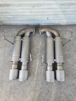 Cpe Austenite Axle Back Exhaust For WRX