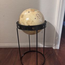 Large Replogle Moon Stars Standing Floor World Globe
