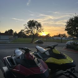 TWO 2014 Sea-Doo Spark + Trailer 