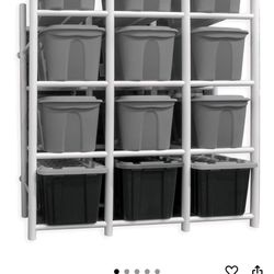 Storage Bin Rack New