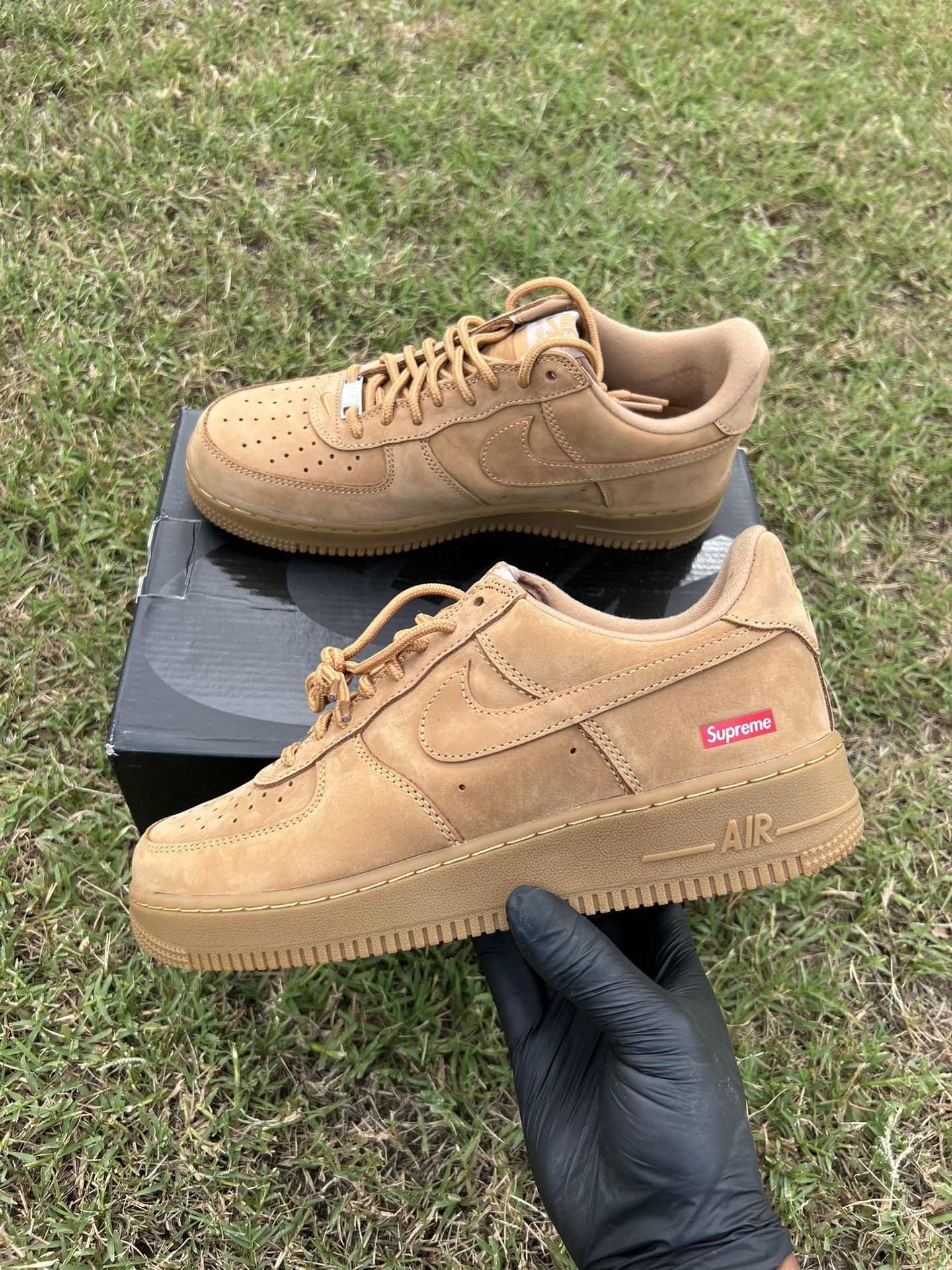 Supreme Forces “box Logo Wheat”