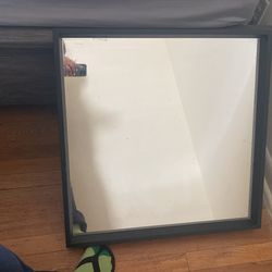 Black Square Mirror