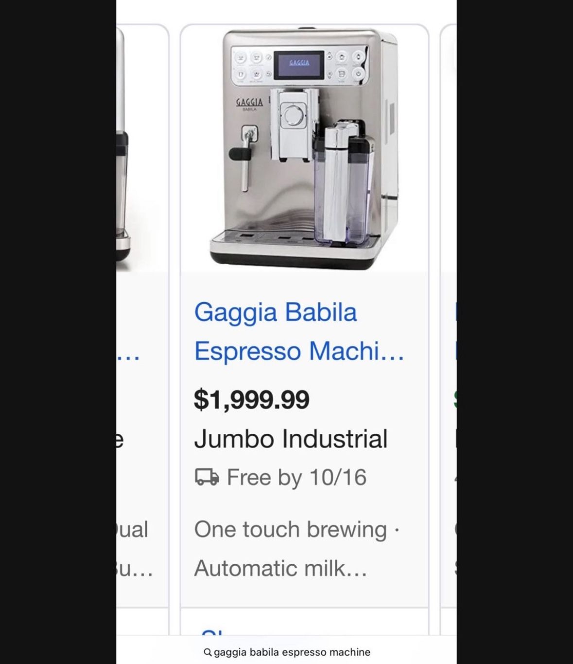 LOW PRICE MOVING- $2k + TAX RETAIL Gaggia Babila SUPER AUTOMATIC EXPRESSO MACHINE