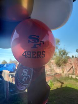 49ers baloons