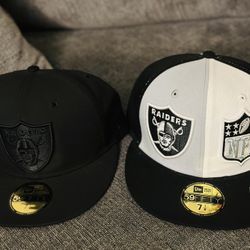 Raiders Hats 7 1/8