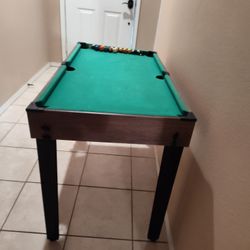 Pool Table No Cue Sticks