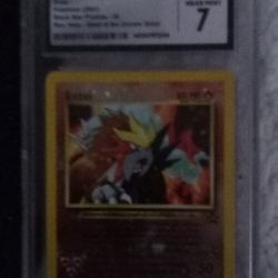 1999 Pokemon 4 Cards 1 Graded 7