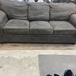 Microfiber Dark Brown Couch 