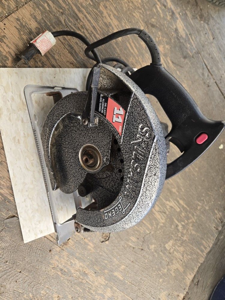 Skill Saw/Legend—5155– 11 Amp, 2.4 HP, Blade Wrench, 8’ Cord, Hard Case.