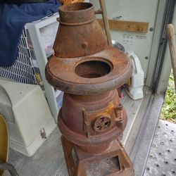 Us Railroad Cast Iron Coal Stove 
