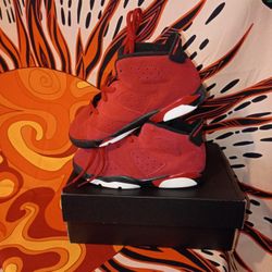 
 Jordan 6 Retro – Varsity Red/Black – Kids Size 10C – Brand New In Box 