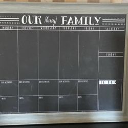 Chalk Board Oranizer