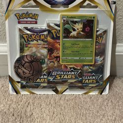 Pokemon Brilliant Stars 3-pack Leafeon