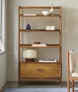West Elm Bookshelf with Drawer