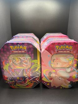 Pokemon Mega Moonlit Tins (Mega Gengar/ Clefable Ex)l