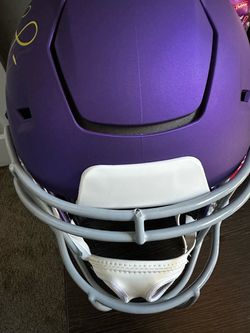 Randy moss Vikings autograph helmet need gone today