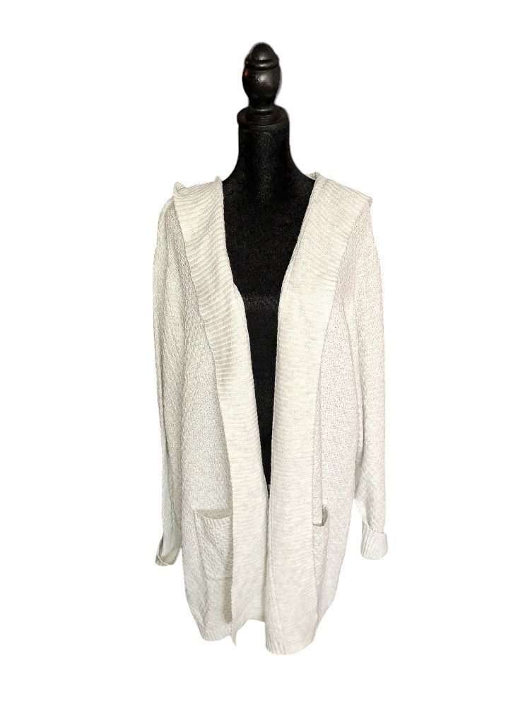 New without tags Size 3XL
Max Studio hooded open front cardigan 