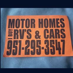 I Buy Cars Motor Homes And RV’s 