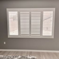Interior Wood Shutters- Custom, Plantation, Professional Installation, Licensed Company, Window Treatments & Coverings, Persianas De Madera, Espanol