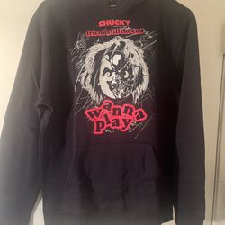 Chucky Black Hoodie - Men’s Size Small And Medium 