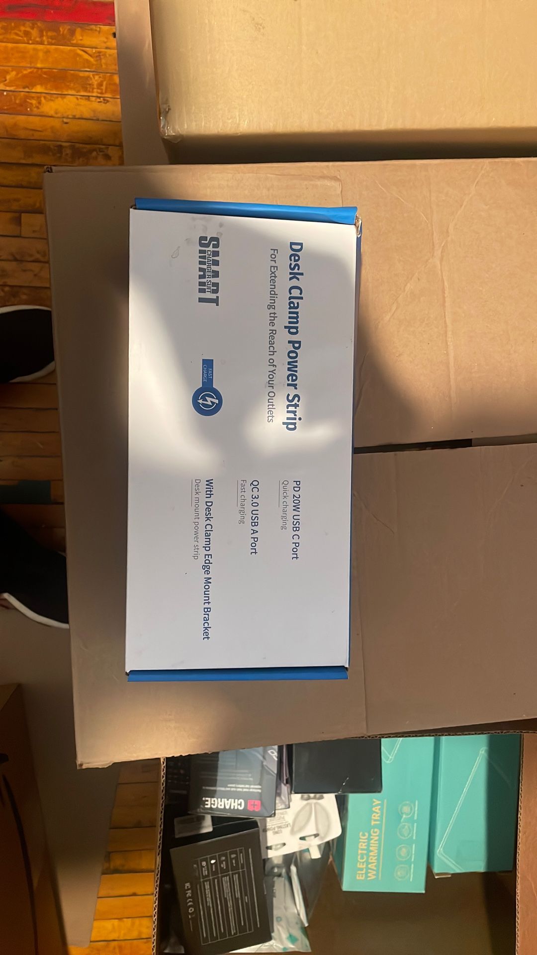 Desk Clamp Power Strip