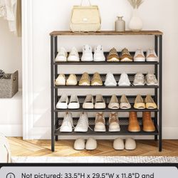 5 Tier 20 Pair Shoe Rack