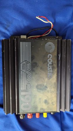 Coustic 190 Old School Amplifier From 1987