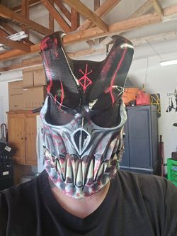 Custom painted stp mask