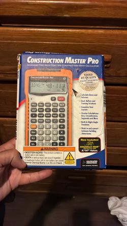 Brand new Construction Master Pro Calculator