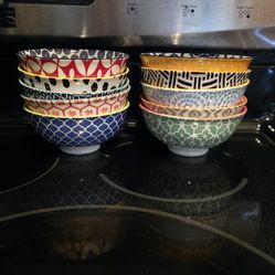 Small Glass Bowls Set Of 10