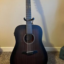 12 string acoustic electric guitar 