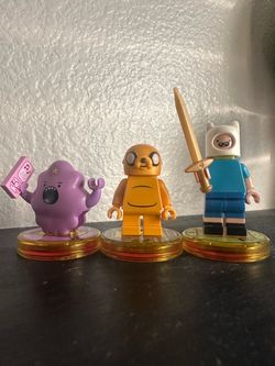 LEGO Dimensions Adventure Time Figures Finn, Jake, lumpy space princess