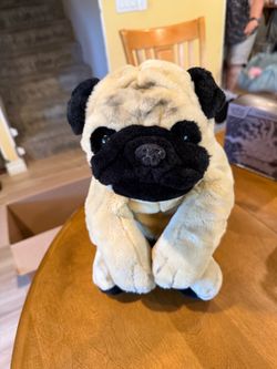 Loveable Pug Plush dog
