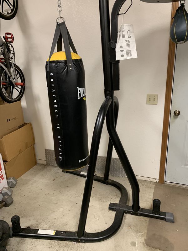 Everlast punching bag/speed bag with full stand for Sale in Yelm, WA - OfferUp