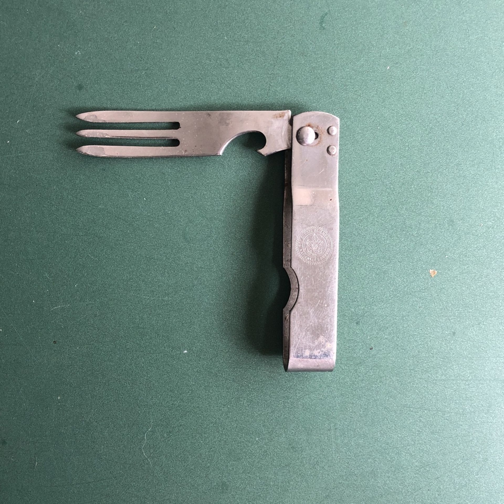Boy Scouts Folding Fork /bottle Opener