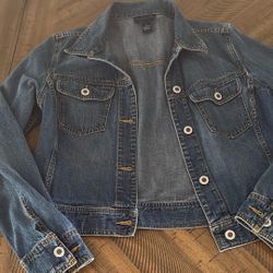 Ann Taylor Jean Jacket M