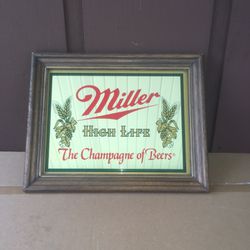 Miller Beer Mirror 