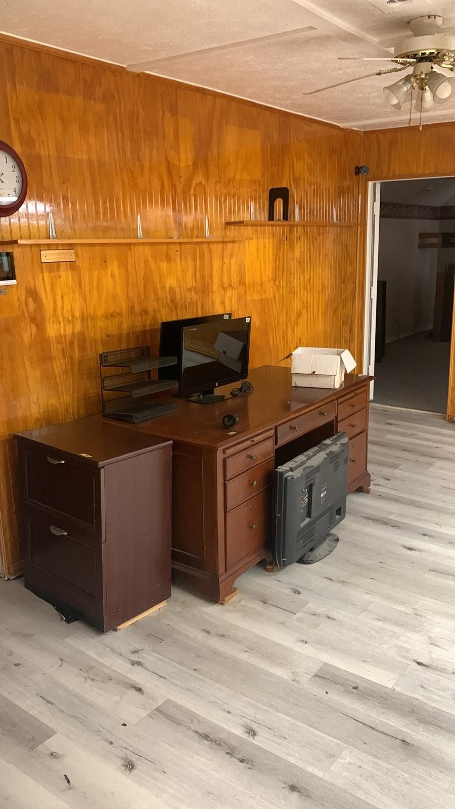 Office Desk With Filing Drawers