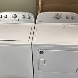 Whirlpool He Top Load Washer And Gas Dryer Set 