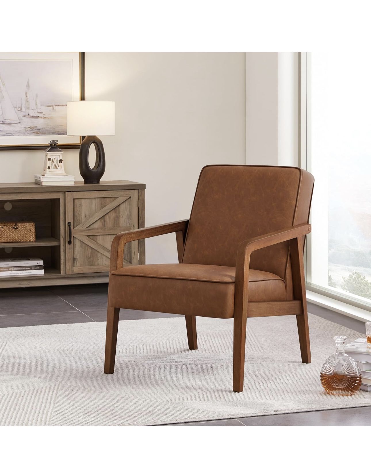 Brand New Light Brown Accent Chair