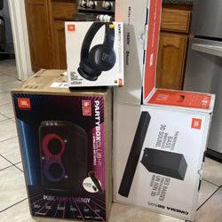 JBL SUPER BUNDLE for SUPERBOWL - JBL Partybox Live 120 - JBL Live 675NC - JBL Cinema SB595