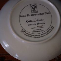 Grace D monace Rose Plate 