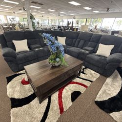 Power Recliner Sectional 