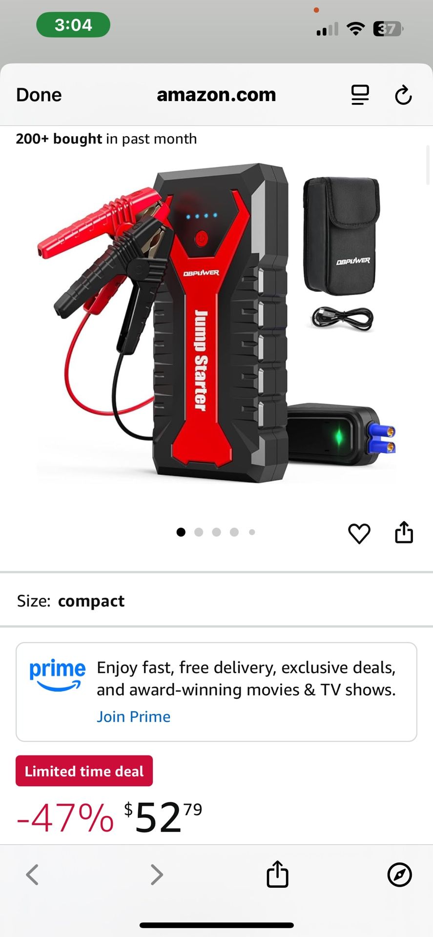 Brand New Jump Start Portable Battery 