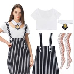 Women’s 1920’s mafia/gangster 4 piece costume S 