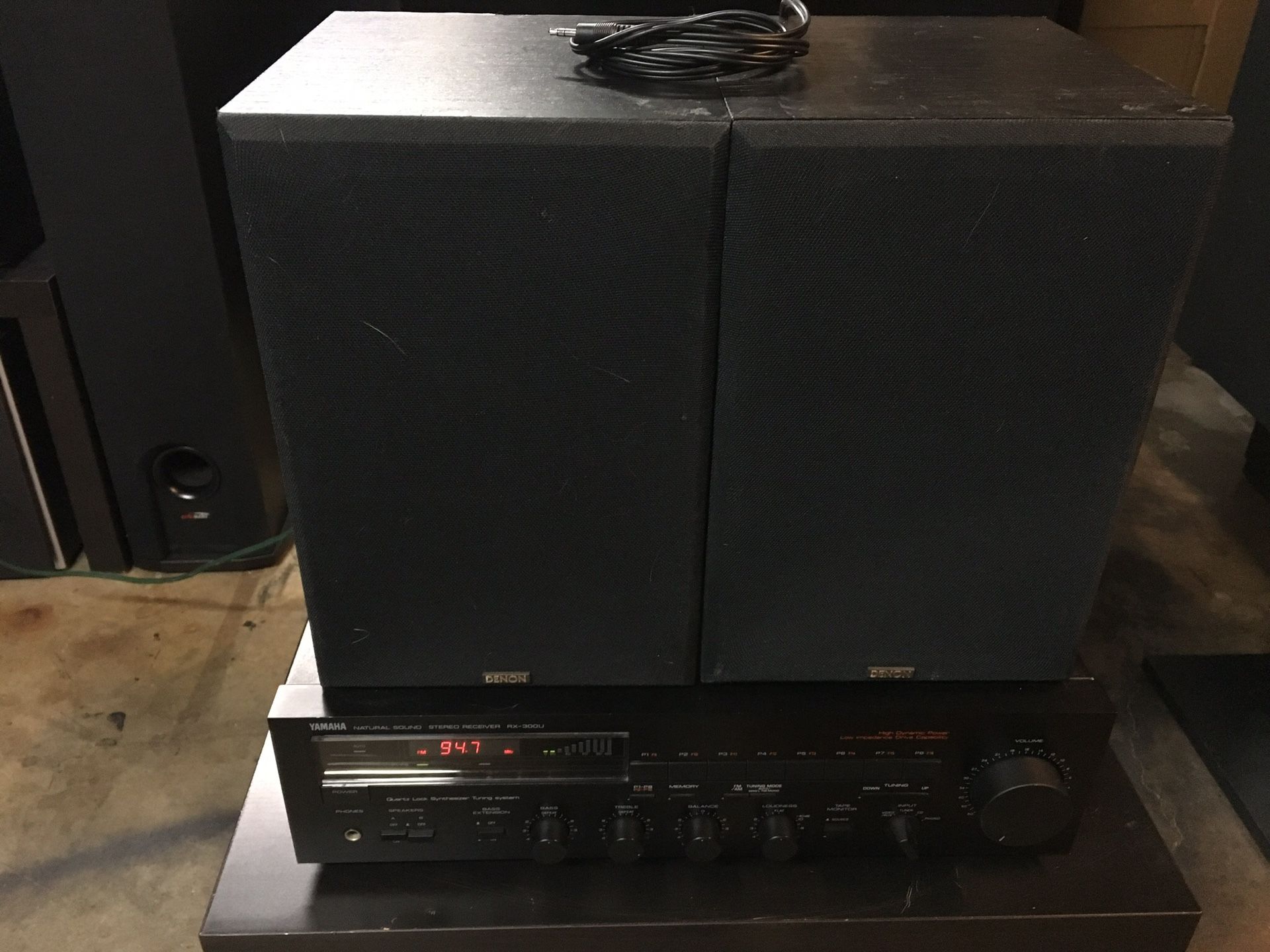 YAMAHA/DENON PERSONAL STREAMING WIRED STEREO SYSTEM!!