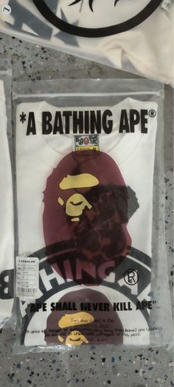 A Bathing Ape BAPE Graphic T-Shirt White Medium