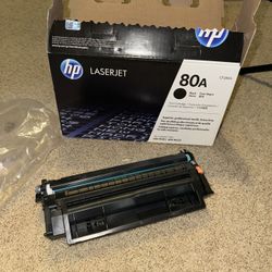 HP 80A black toner cartridge 