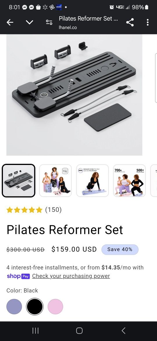 Pilates Reformer Kit Online Seen On Fb