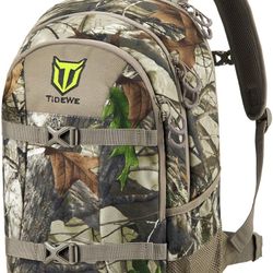 TIDEWE Hunting Backpack with Waterproof Rain Cover, 25L Hunting Pack, Durable Hunting Day Pack